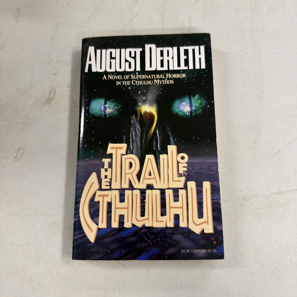The Trail of Cthulhu August Derleth Paperback Horror Book Cthulhu Mythos